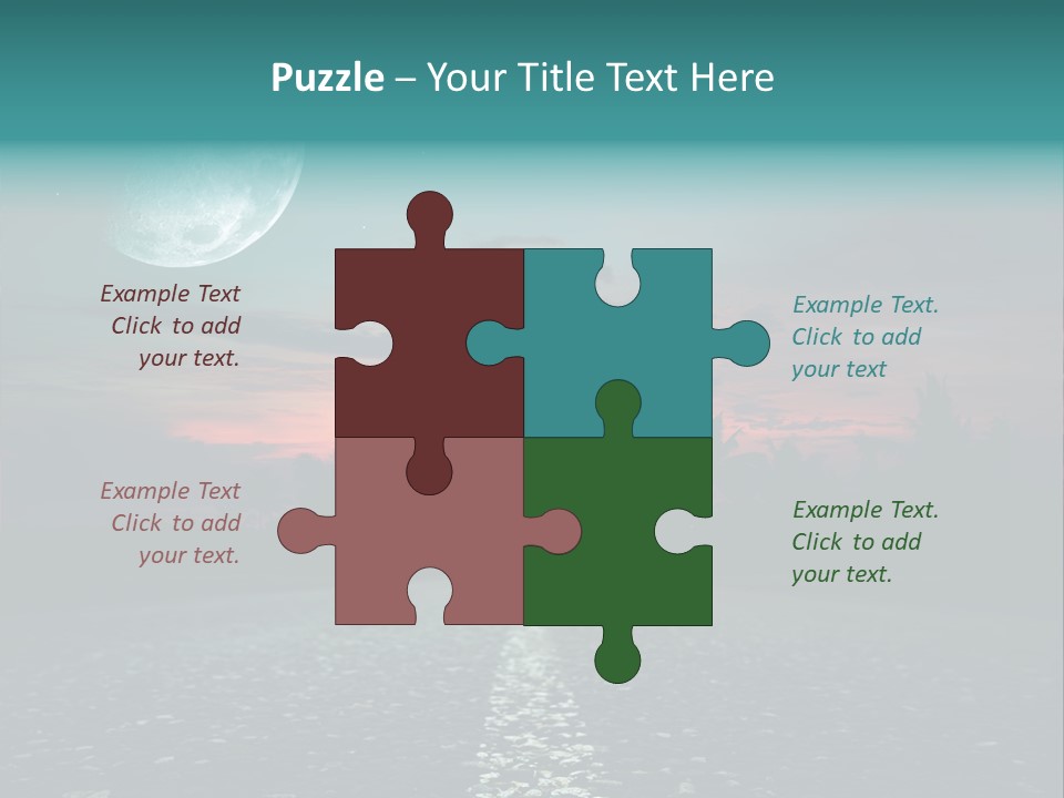 Usa Dream Dark PowerPoint Template