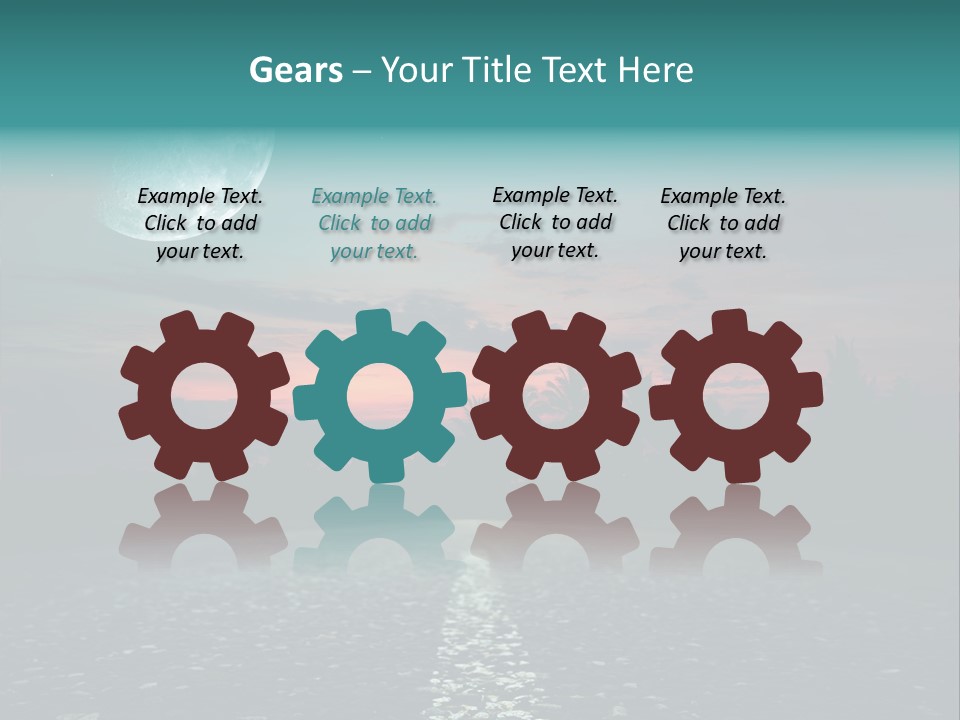 Usa Dream Dark PowerPoint Template