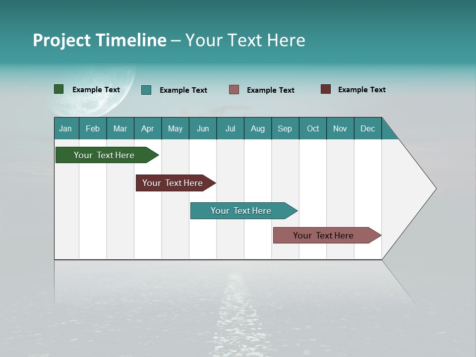 Usa Dream Dark PowerPoint Template
