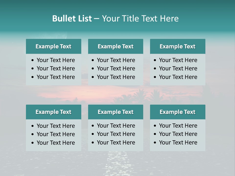 Usa Dream Dark PowerPoint Template