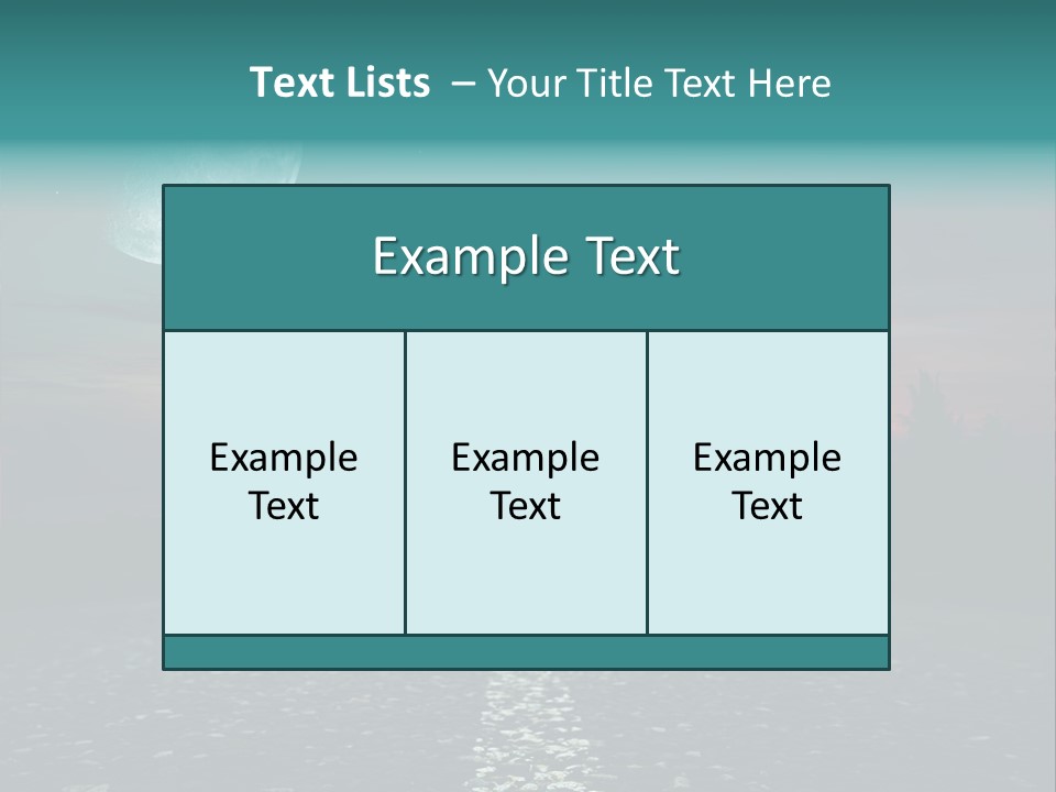 Usa Dream Dark PowerPoint Template