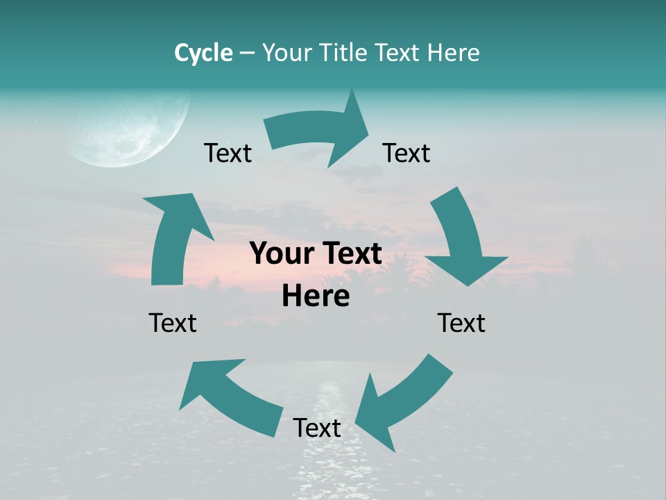 Usa Dream Dark PowerPoint Template