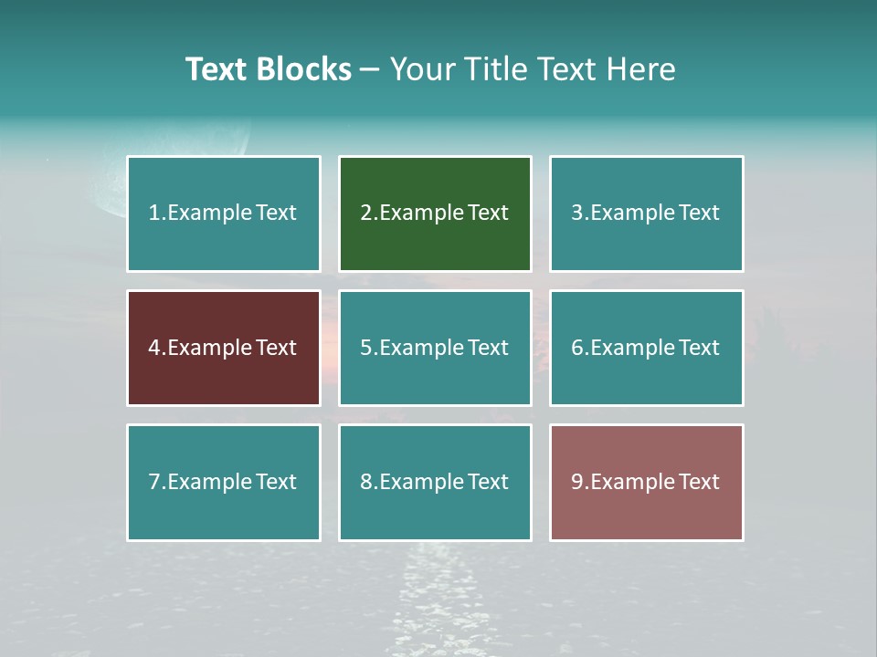 Usa Dream Dark PowerPoint Template