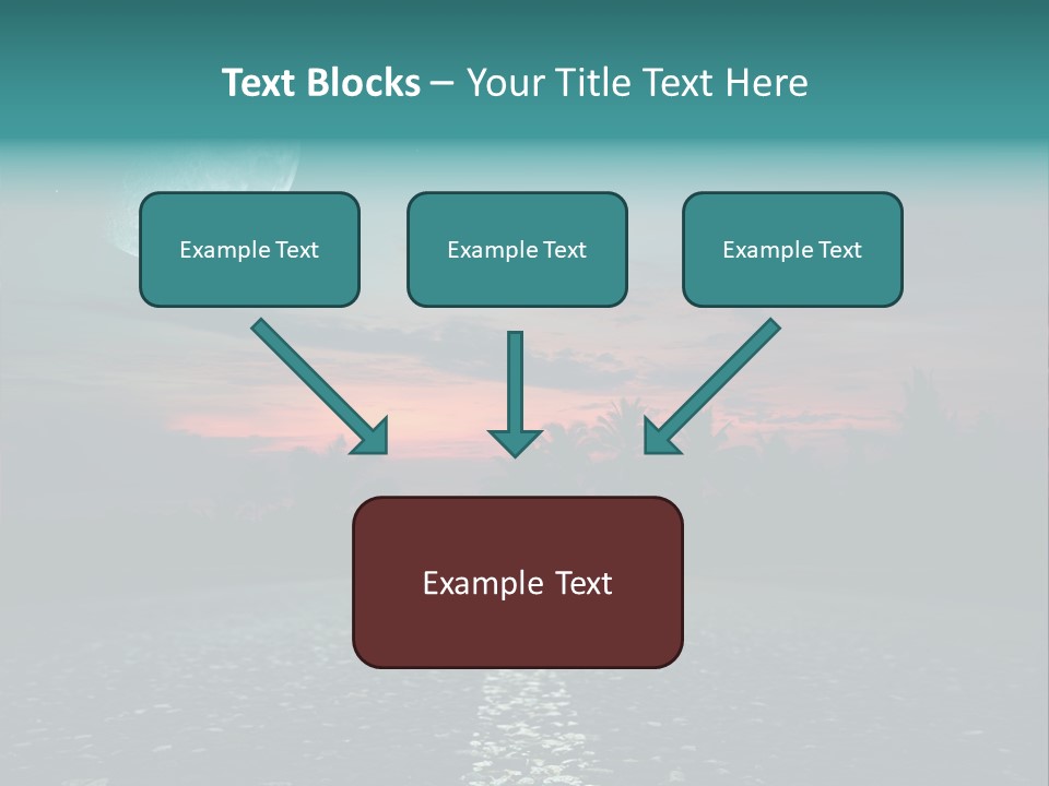Usa Dream Dark PowerPoint Template