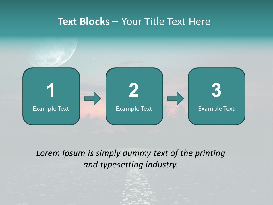 Usa Dream Dark PowerPoint Template