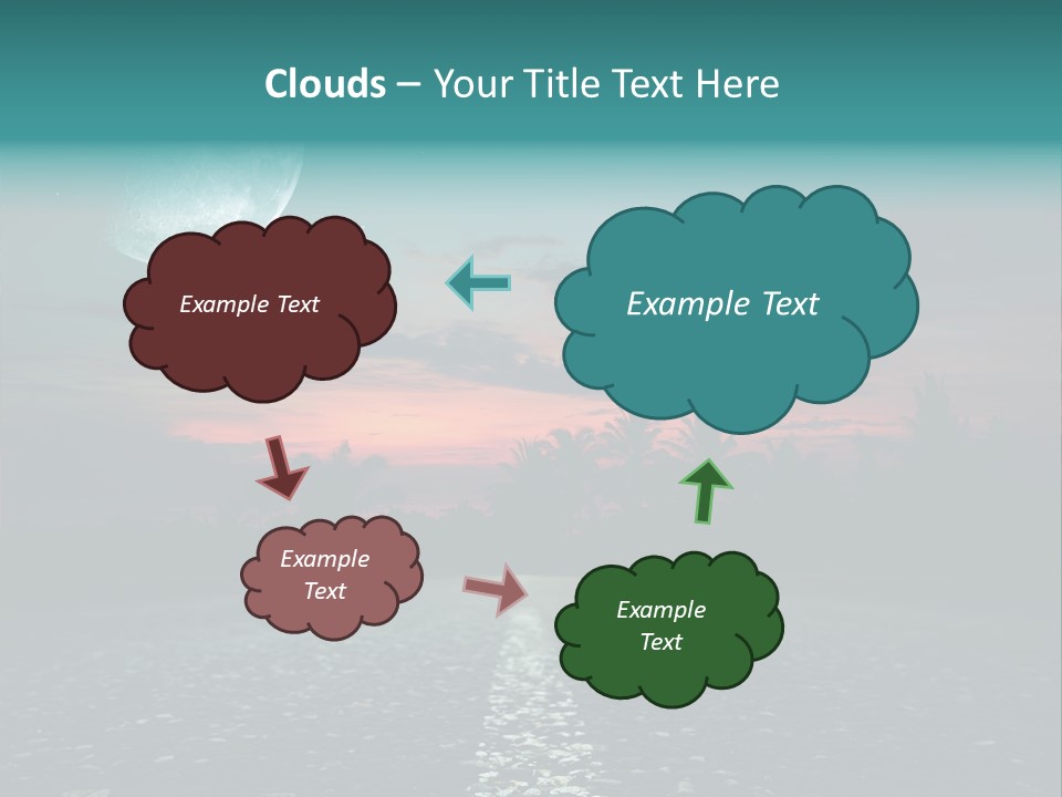 Usa Dream Dark PowerPoint Template