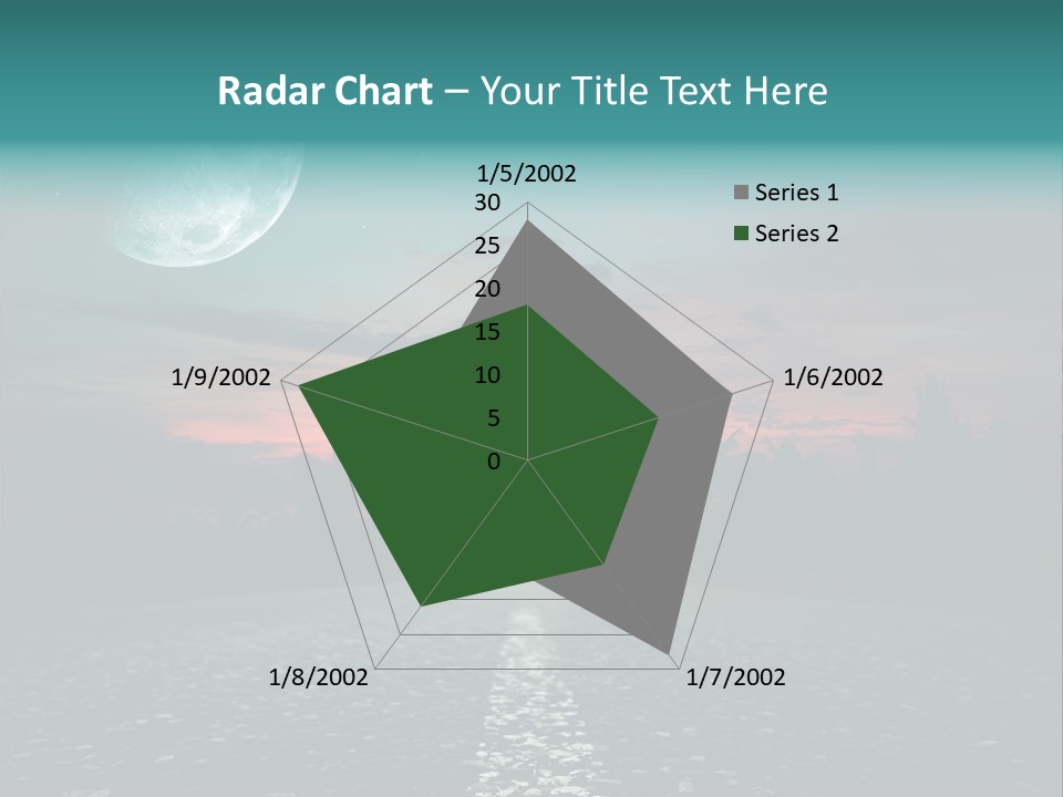 Usa Dream Dark PowerPoint Template