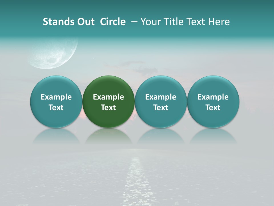 Usa Dream Dark PowerPoint Template