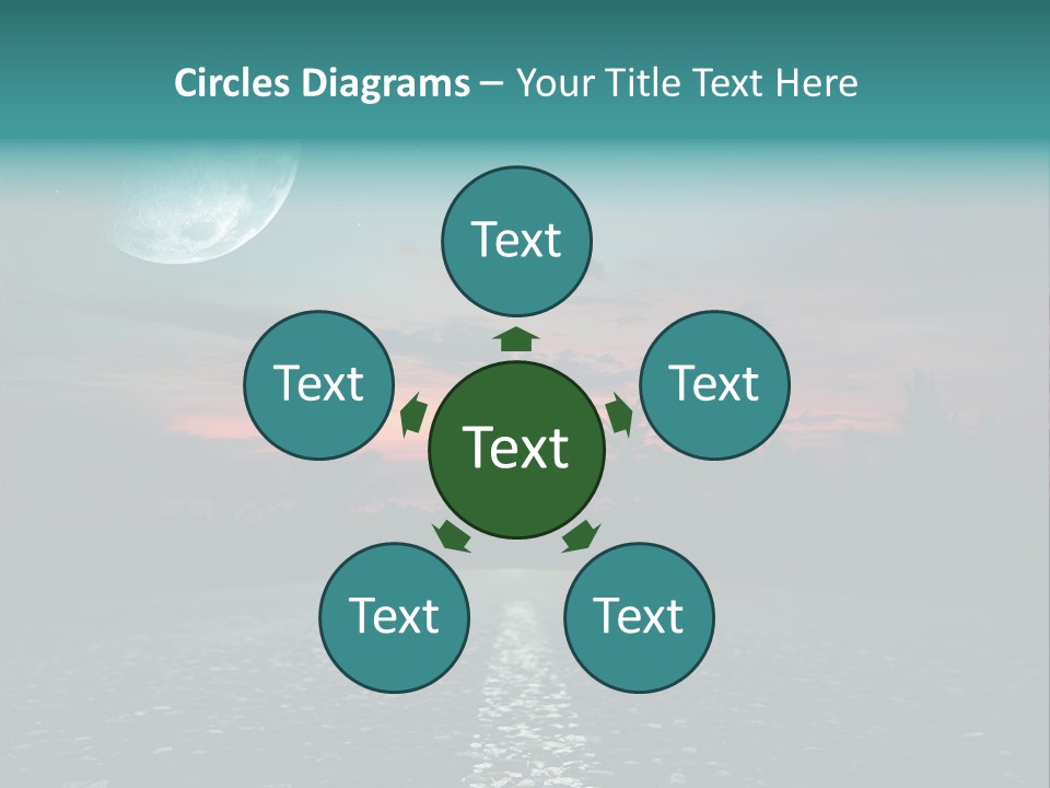 Usa Dream Dark PowerPoint Template