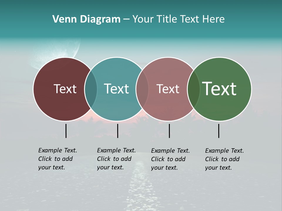 Usa Dream Dark PowerPoint Template