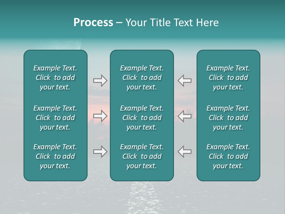Usa Dream Dark PowerPoint Template