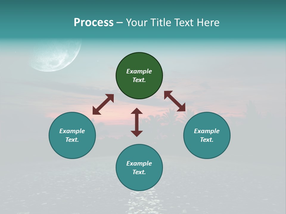 Usa Dream Dark PowerPoint Template