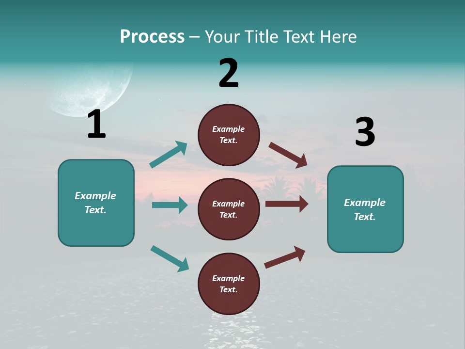 Usa Dream Dark PowerPoint Template