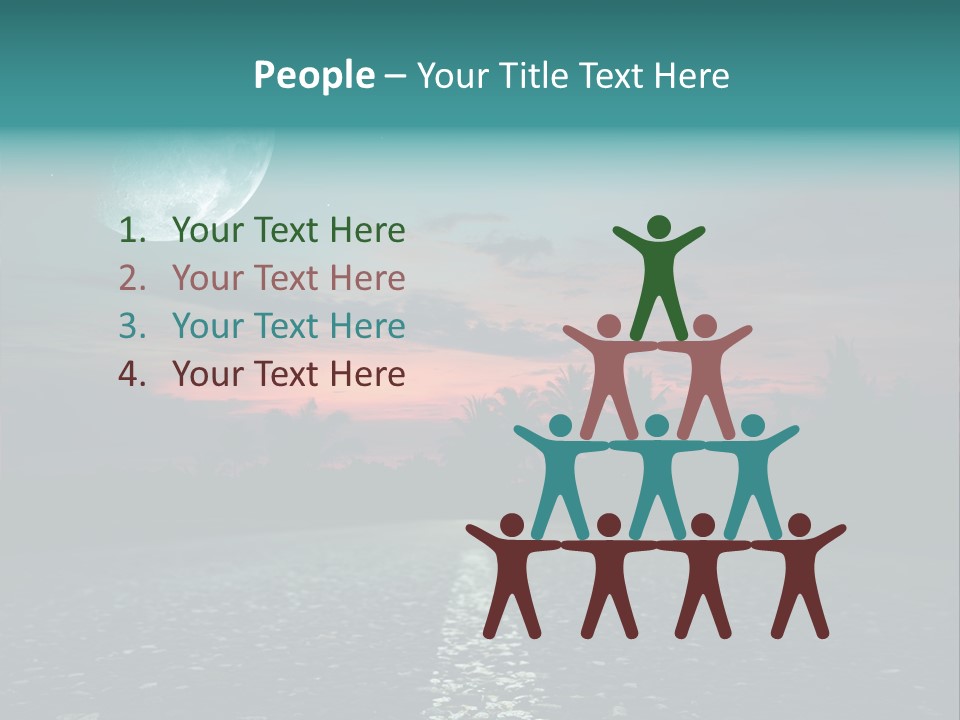 Usa Dream Dark PowerPoint Template