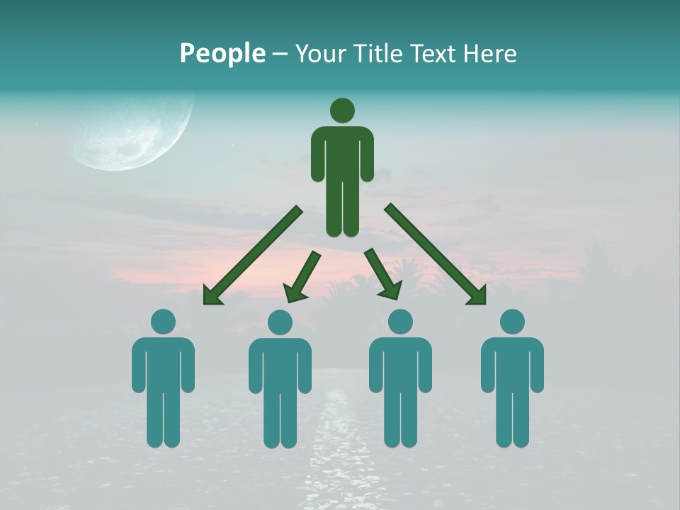 Usa Dream Dark PowerPoint Template