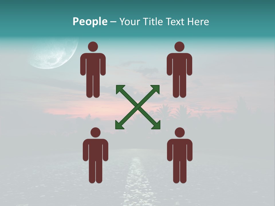 Usa Dream Dark PowerPoint Template