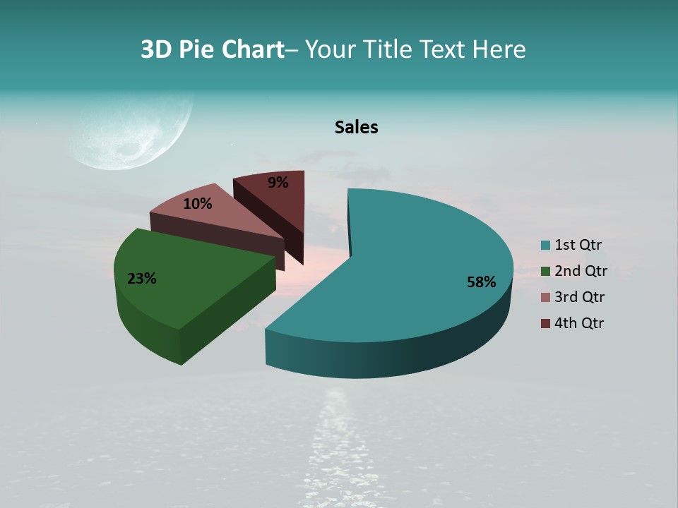 Usa Dream Dark PowerPoint Template
