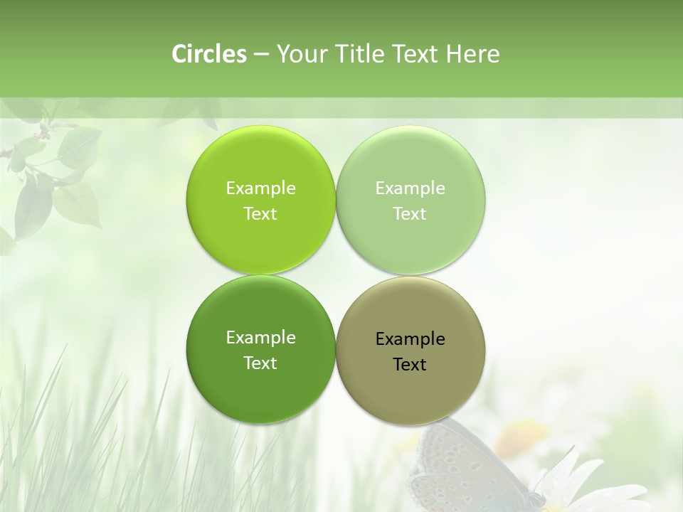 Blue Beginning Nature PowerPoint Template