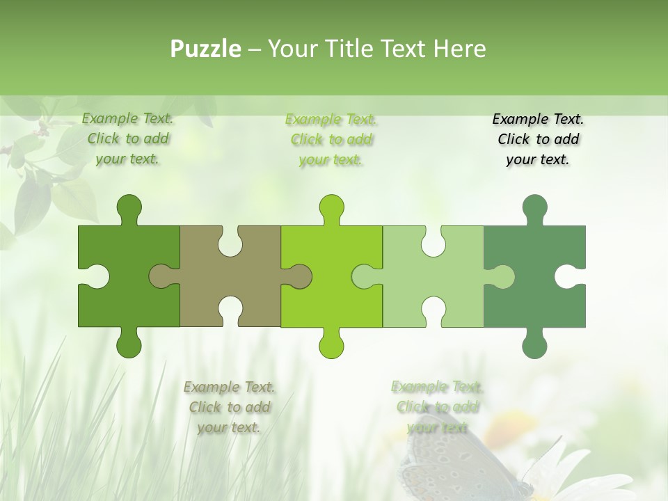 Blue Beginning Nature PowerPoint Template