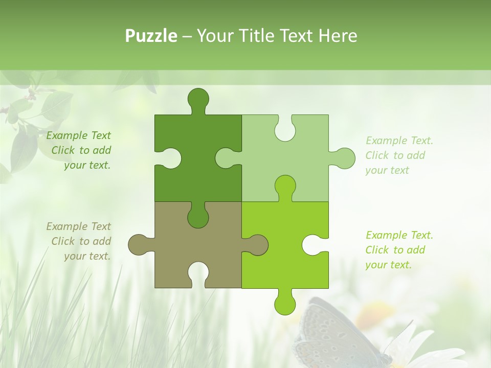 Blue Beginning Nature PowerPoint Template