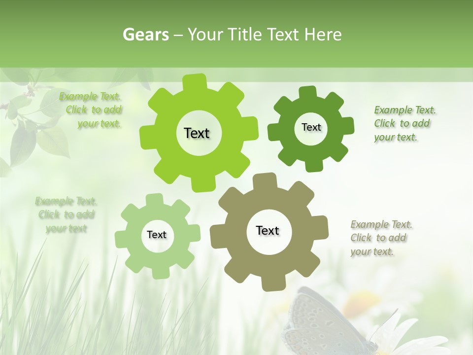 Blue Beginning Nature PowerPoint Template