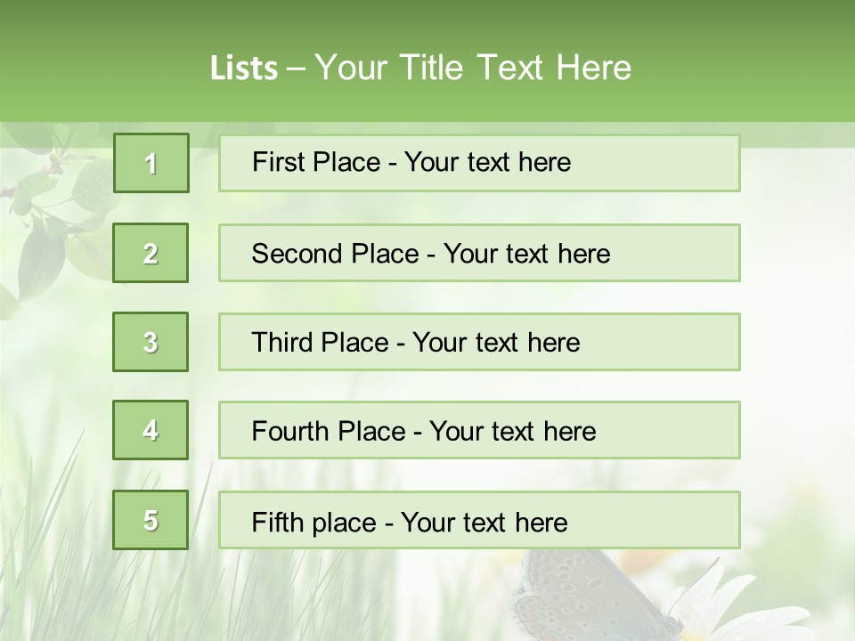 Blue Beginning Nature PowerPoint Template