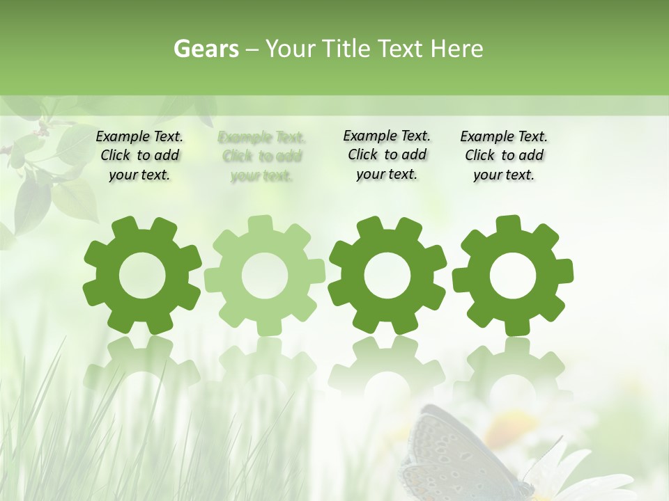 Blue Beginning Nature PowerPoint Template