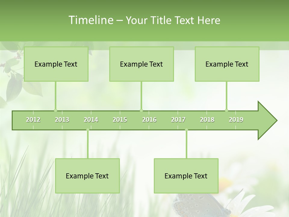 Blue Beginning Nature PowerPoint Template