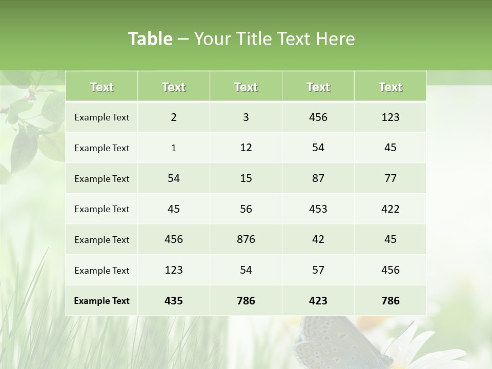 Blue Beginning Nature PowerPoint Template