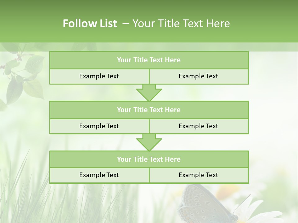 Blue Beginning Nature PowerPoint Template