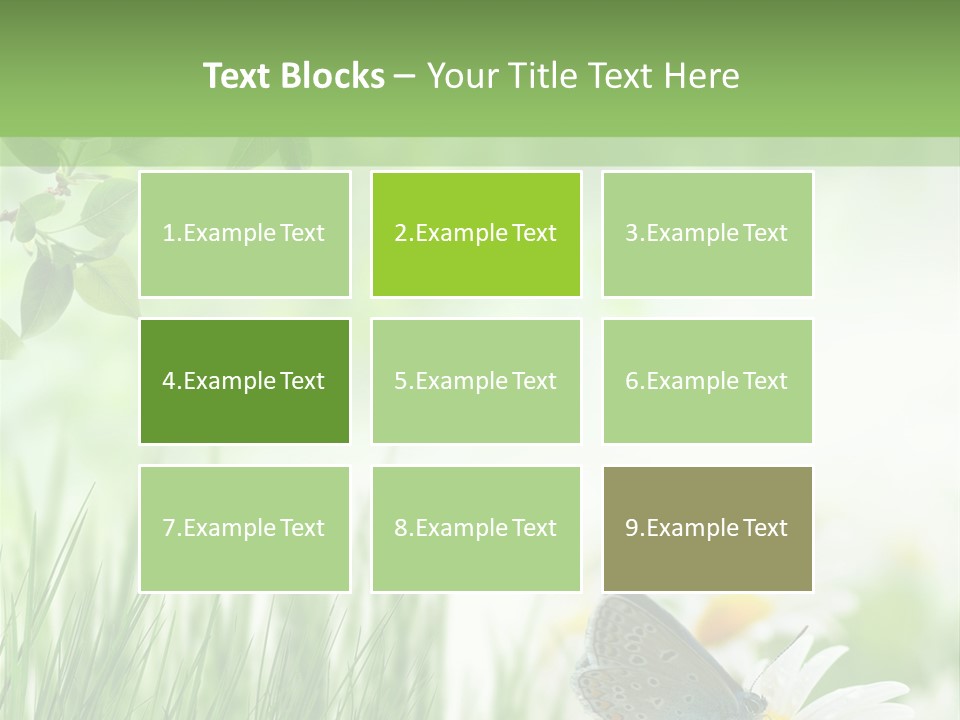 Blue Beginning Nature PowerPoint Template