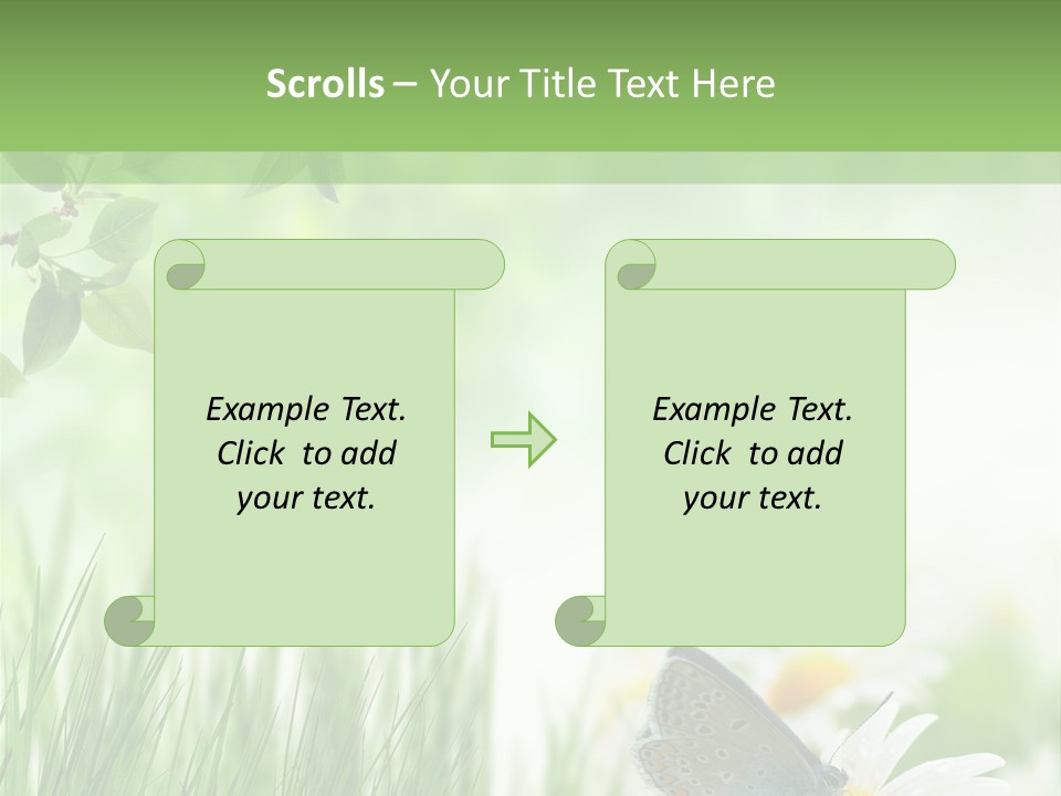 Blue Beginning Nature PowerPoint Template