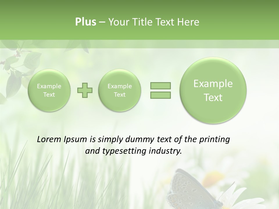 Blue Beginning Nature PowerPoint Template