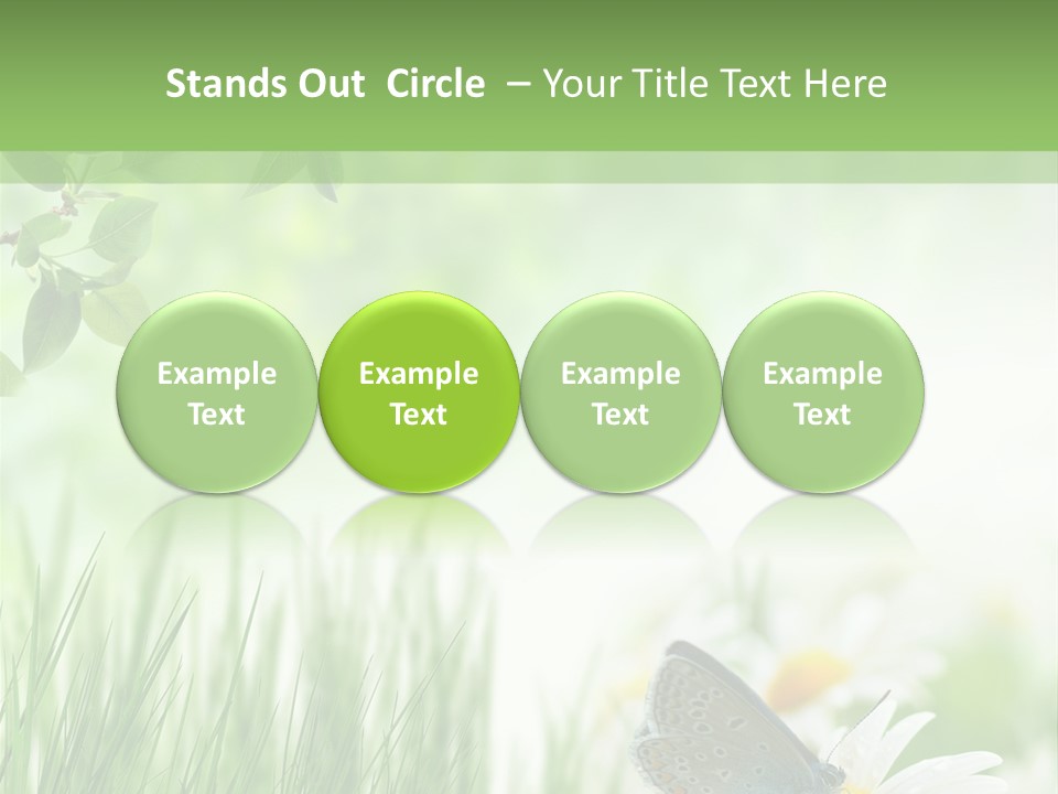 Blue Beginning Nature PowerPoint Template