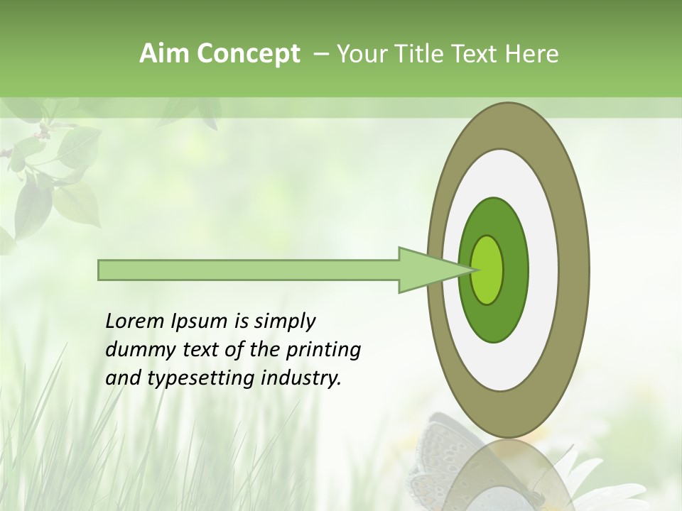 Blue Beginning Nature PowerPoint Template