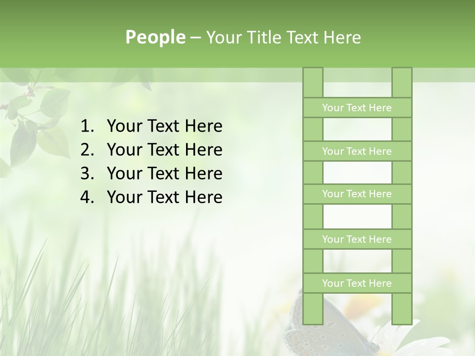 Blue Beginning Nature PowerPoint Template