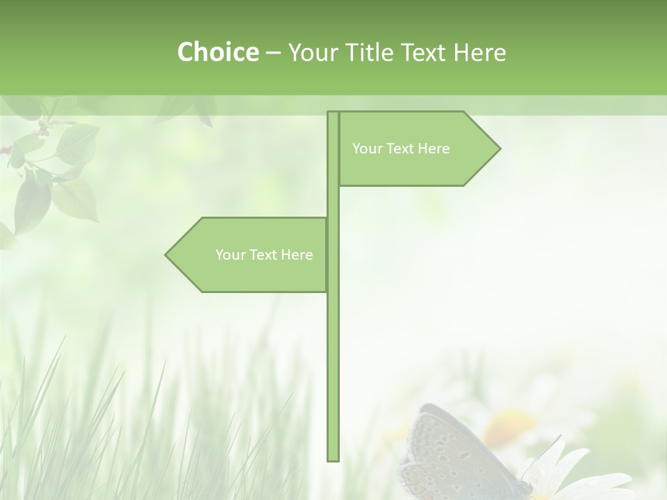 Blue Beginning Nature PowerPoint Template