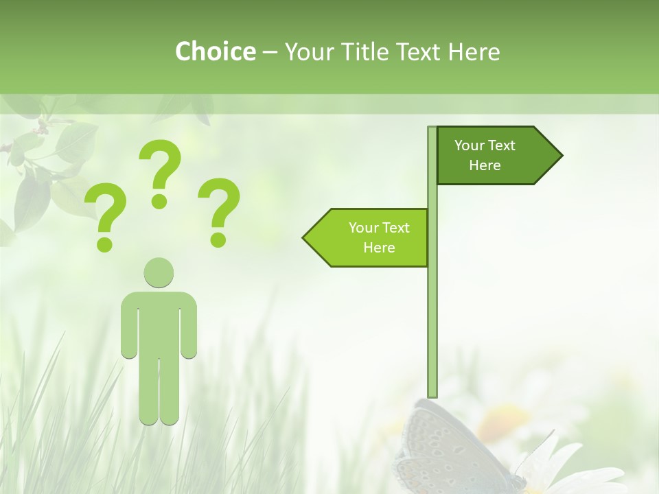 Blue Beginning Nature PowerPoint Template