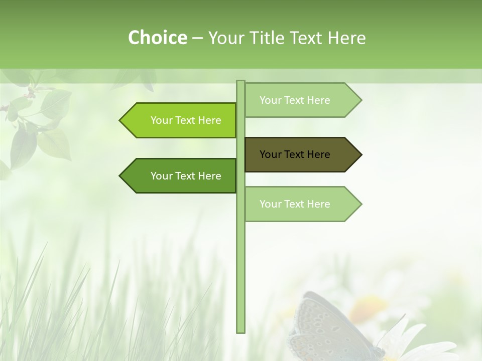 Blue Beginning Nature PowerPoint Template