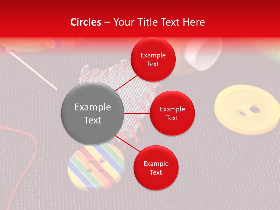 Cotton Color Patch PowerPoint Template