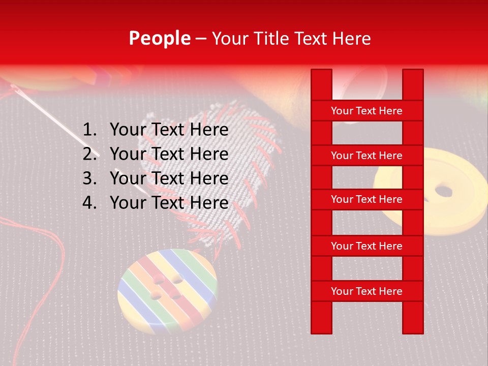 Cotton Color Patch PowerPoint Template