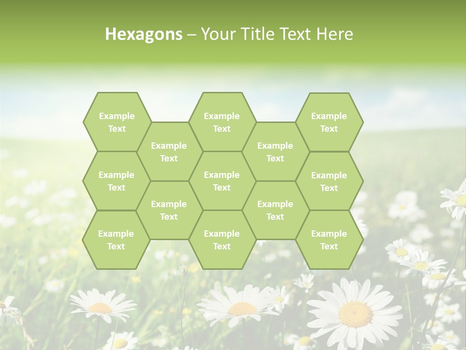 Landscape Blue Green PowerPoint Template