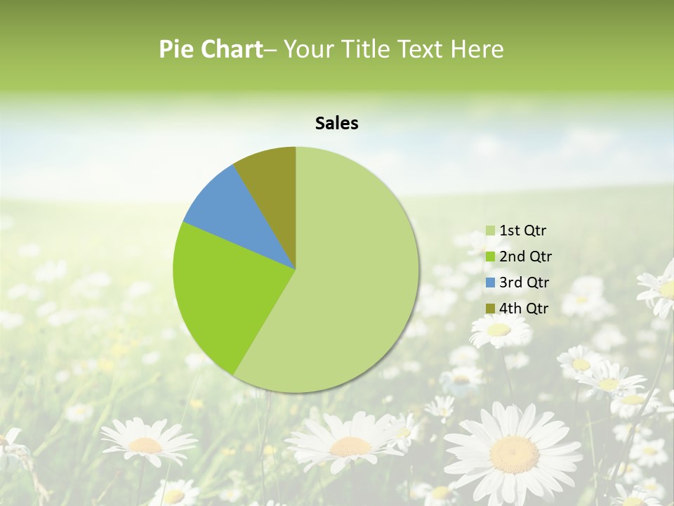 Landscape Blue Green PowerPoint Template