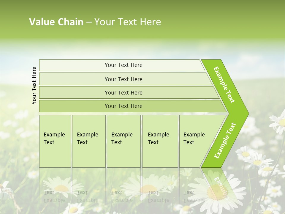 Landscape Blue Green PowerPoint Template
