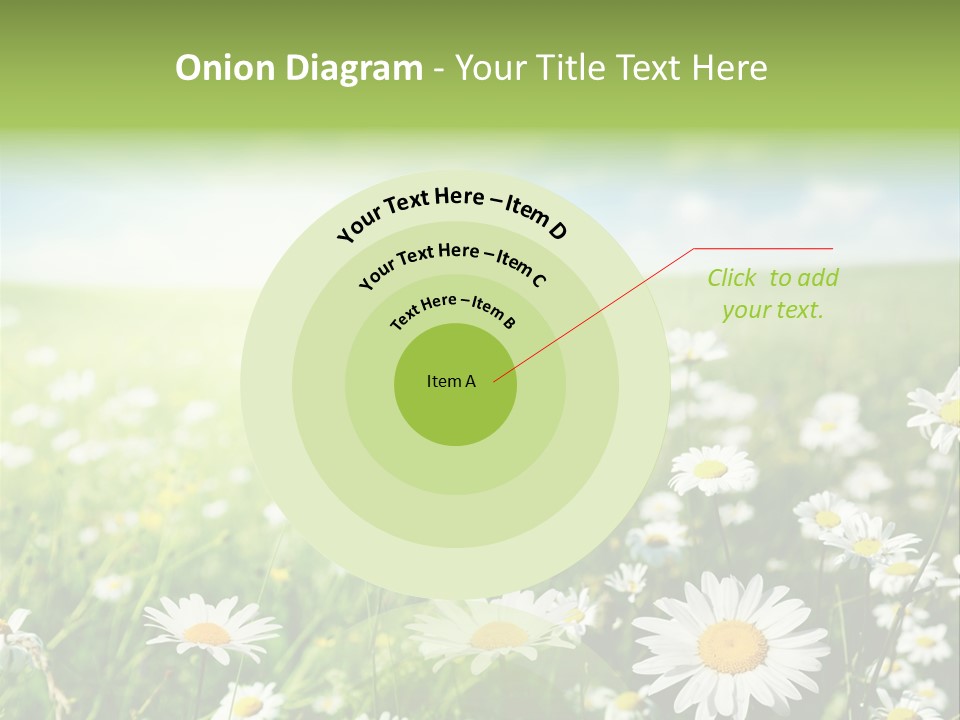 Landscape Blue Green PowerPoint Template