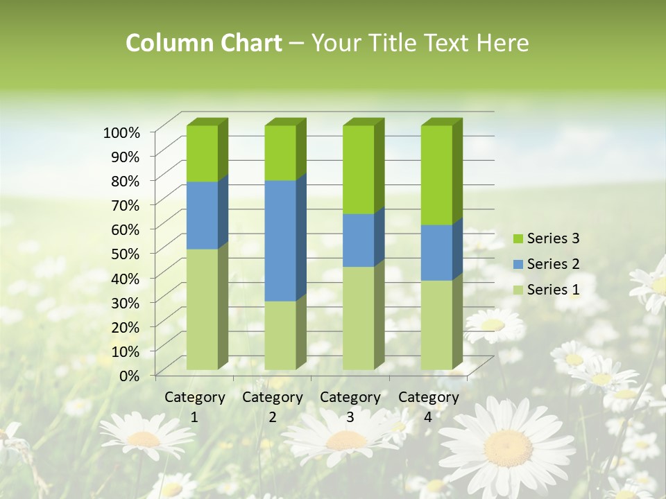 Landscape Blue Green PowerPoint Template