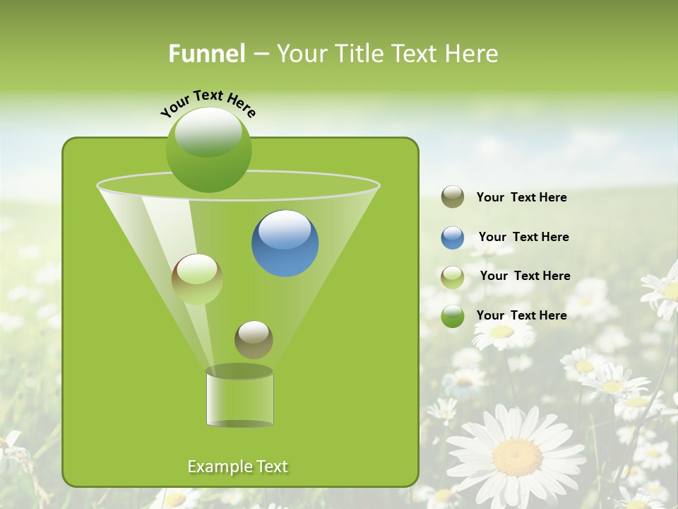 Landscape Blue Green PowerPoint Template