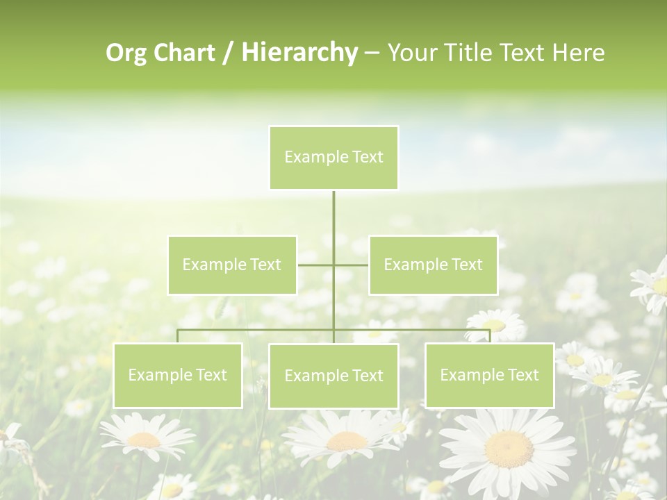 Landscape Blue Green PowerPoint Template