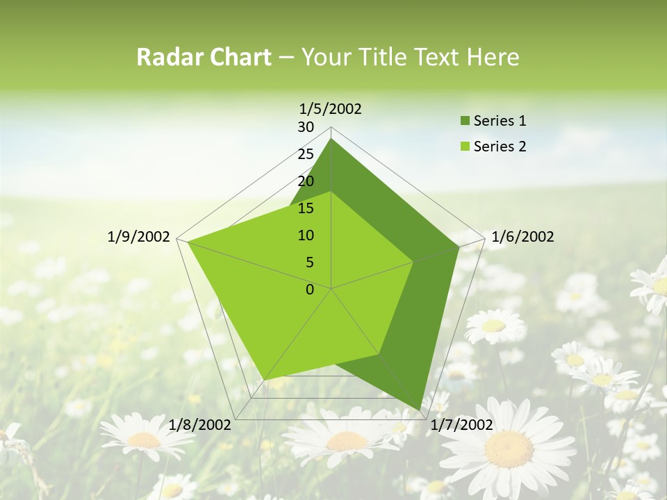 Landscape Blue Green PowerPoint Template