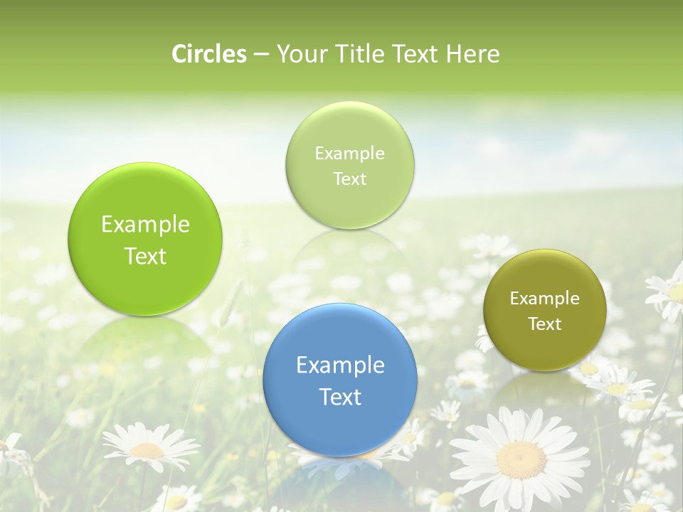 Landscape Blue Green PowerPoint Template